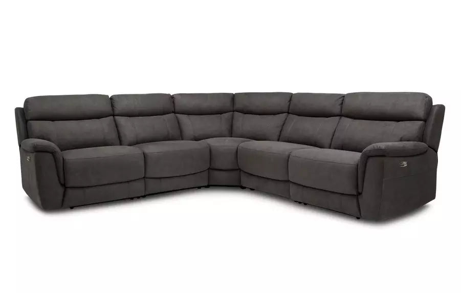 DFS Ronan Fabric Power Recliner in Pepper