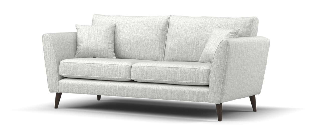 Sofology Keswick Fabric 3 Seater in Capital Light Grey