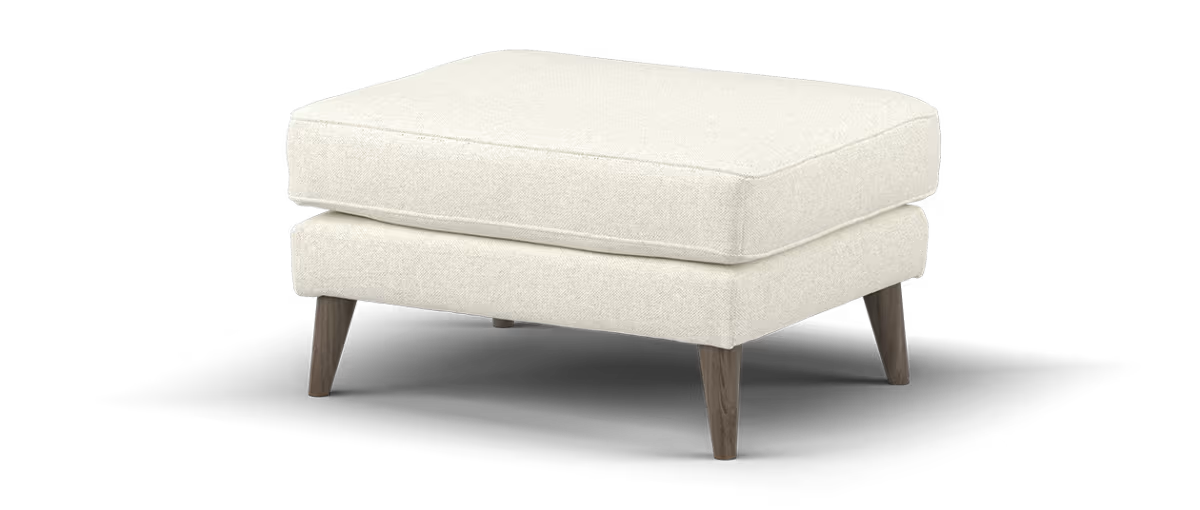 Sofology Keswick Fabric Footstool in Bentley Natural