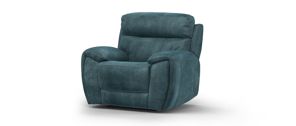 Sofology Radleigh Fabric Chair in Washed Velvet Teal