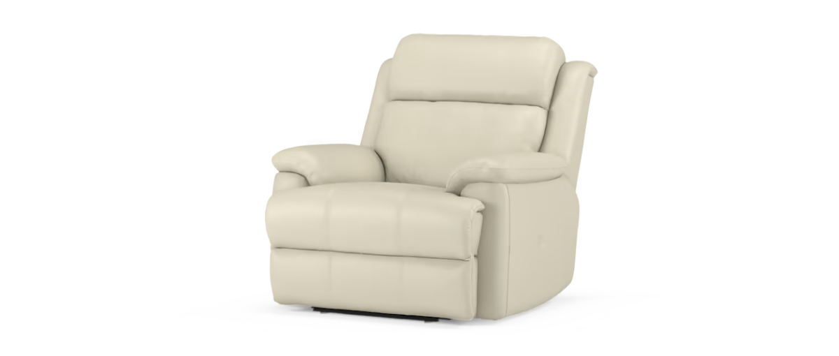 Sofology Gracie Leather Chair in Trusty Sheen Bone China