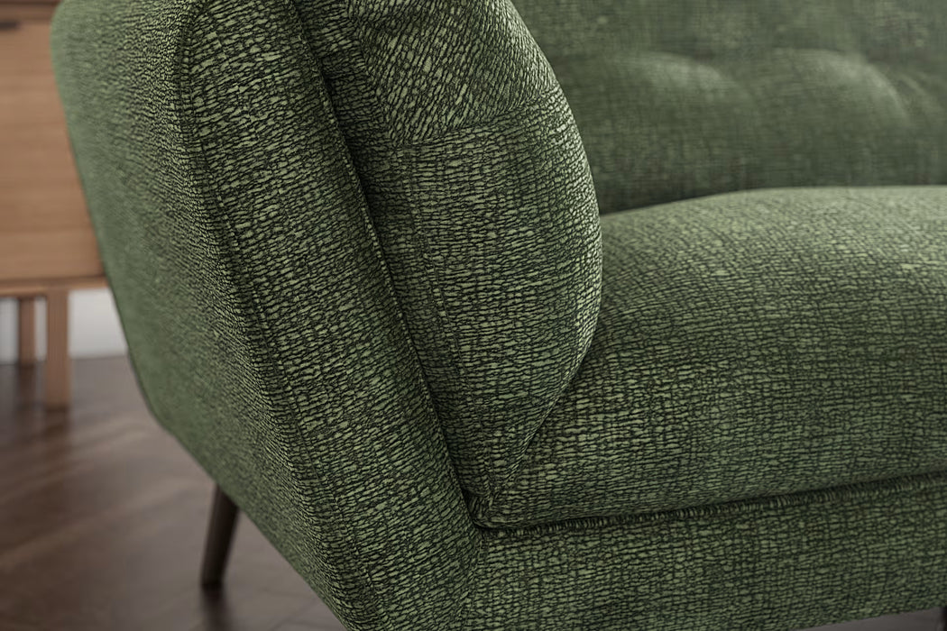 Sofology Hygge Leather 2 Seater in Trusty Matt Olive