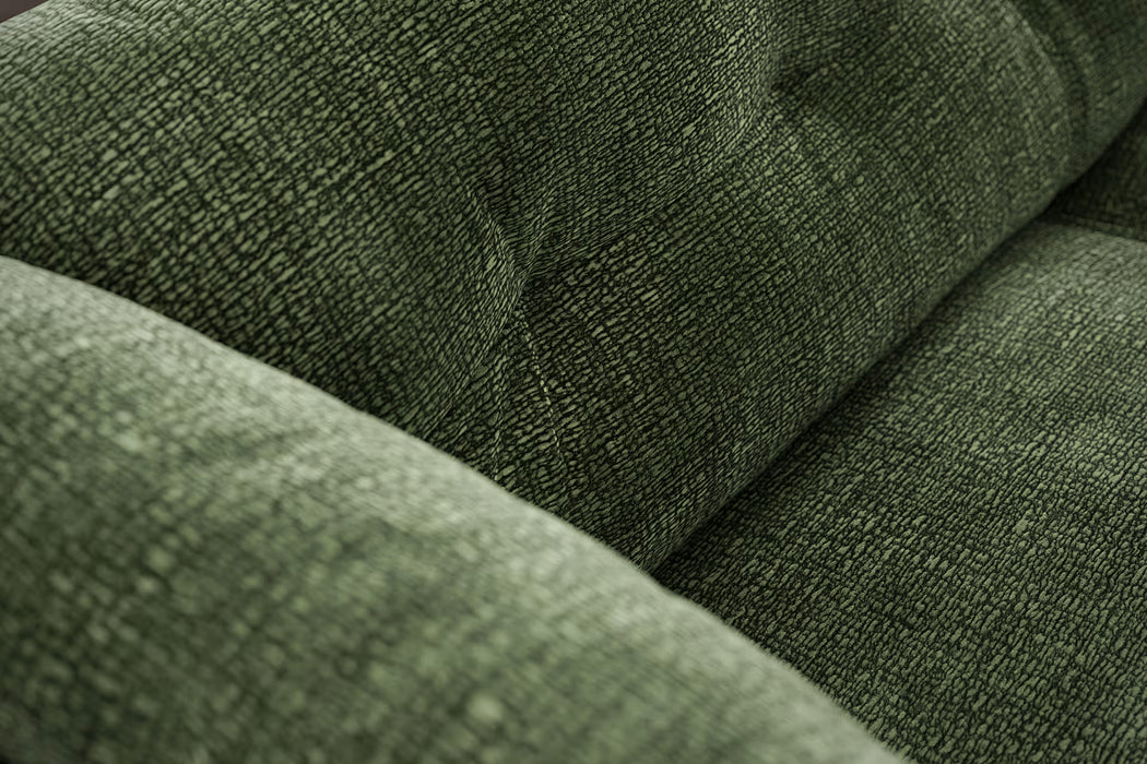 Sofology Hygge Loveseat Chair in Chenille Olive