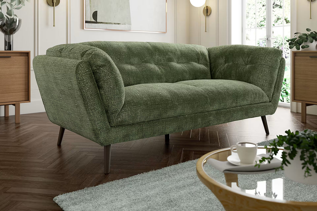 Sofology Hygge Leather 2 Seater in Trusty Matt Olive