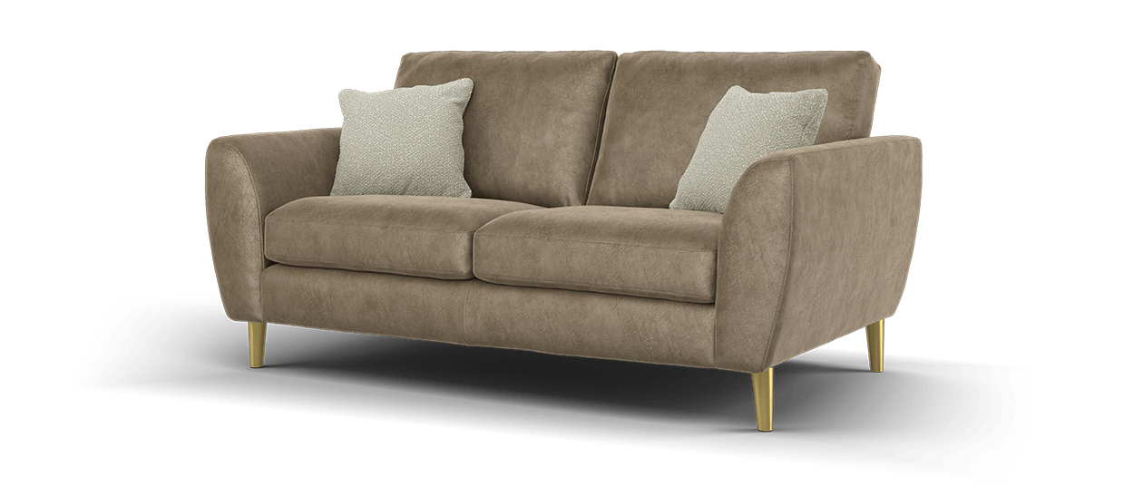 Sofology The Hackney Fabric 2 Seater Life style Dapple Fabric Mocha Mix