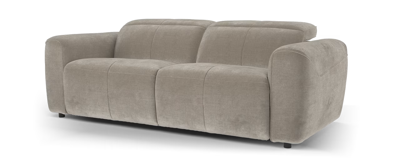 Sofology The riviera 2.5 Seater Sofa  in relaxed chenille nutmeg