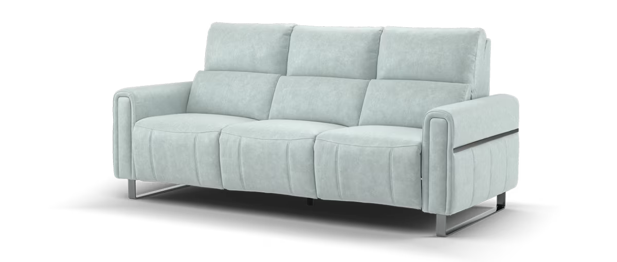 Sofology Ravello Fabric 3 Seater in Lifestyle Flecked Silver