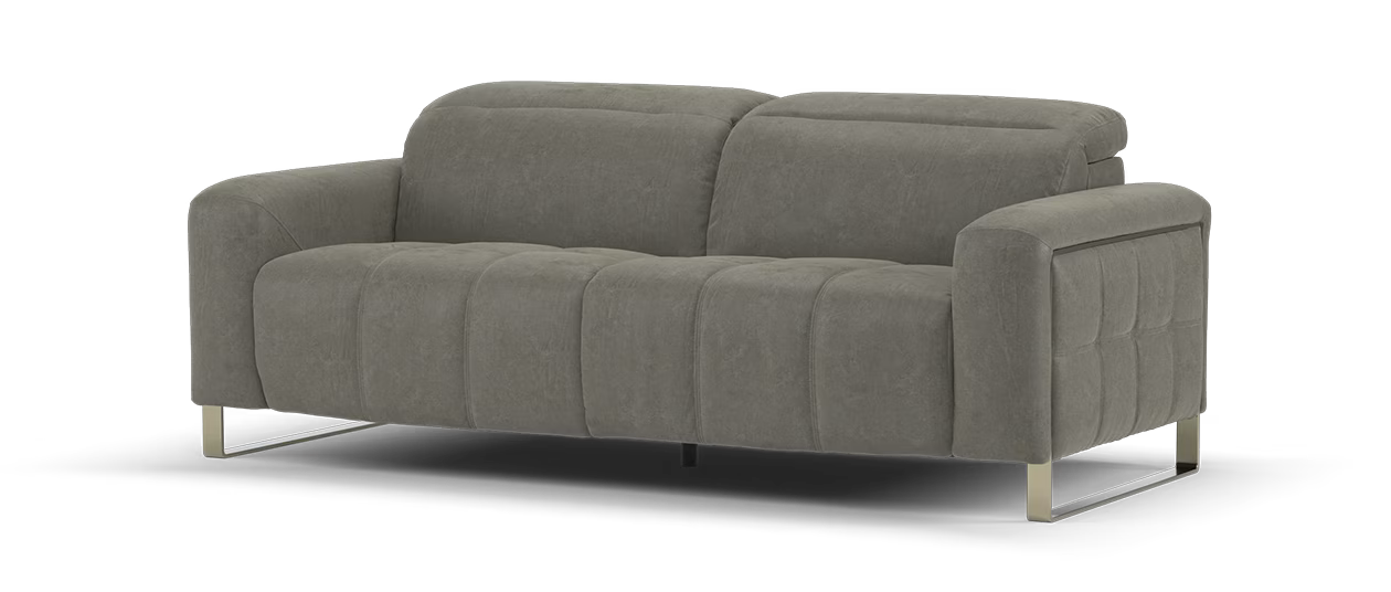 Sofology Marvella Fabric 2.5 Seater Power Recliner/Headrest in Lifestyle Flecked Mocha