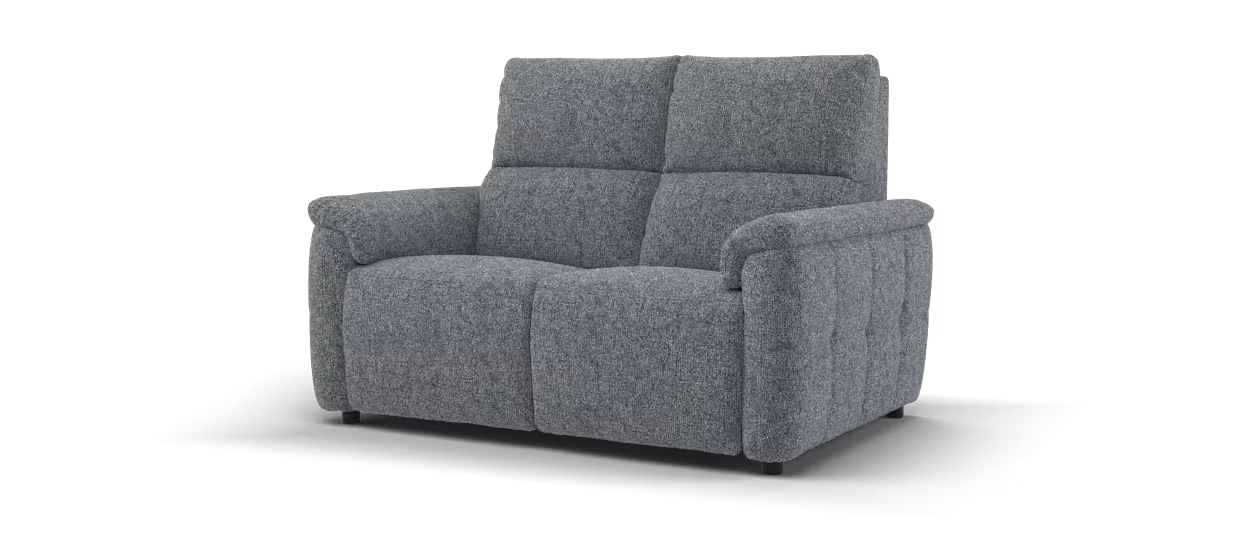 Sofology Ripley Fabric 2 Seater in Woven Textured Charcoal