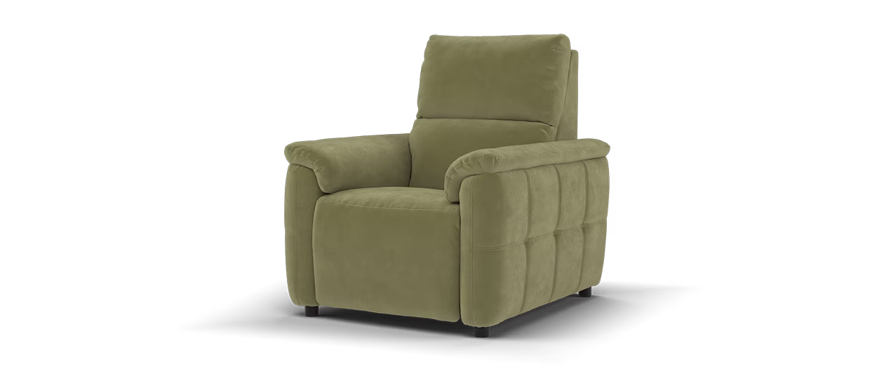 Sofology Ripley Chair in Lifestyle Nubuck Feel Fabric Moss