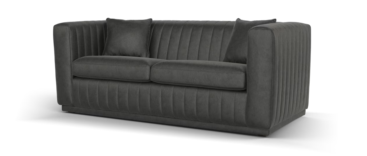 Sofology Astoria Fabric 4 Seater in Lifestyle Dapple Anthracite