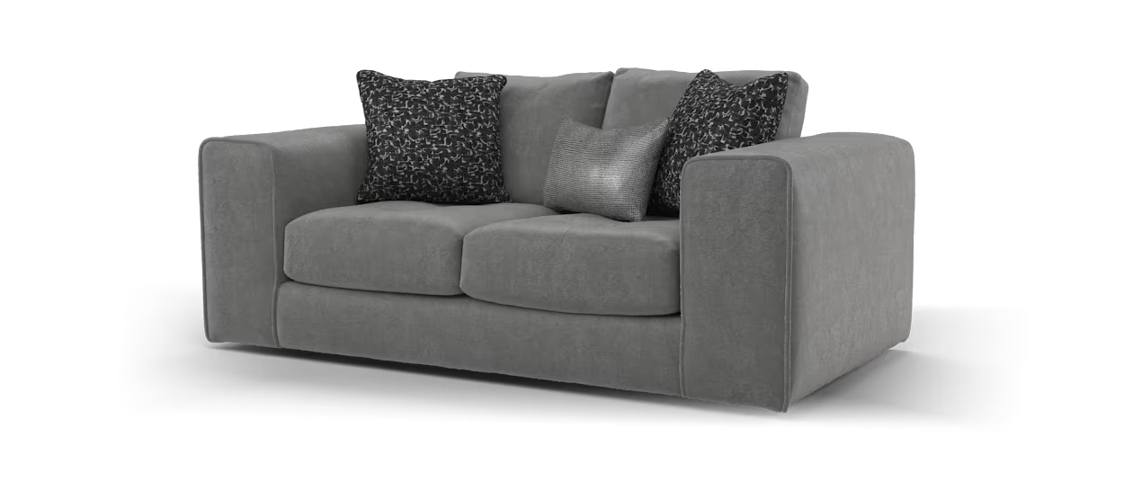 Sofology Ascot 2 Seater in Soft Sherpa Slate Mix