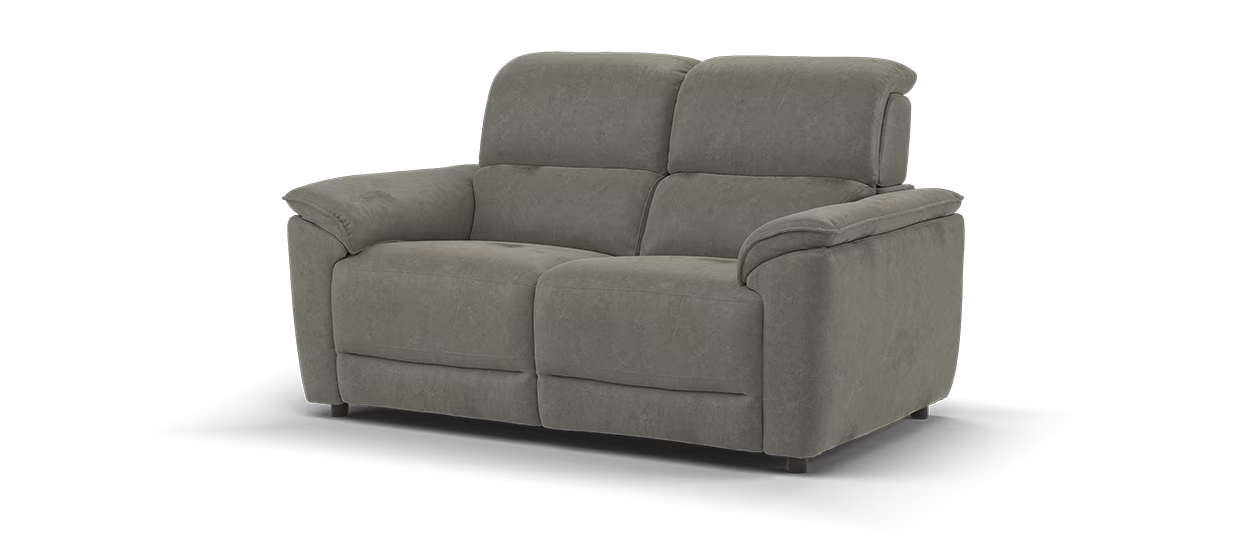 Sofology The Hugo Fabric 2 Seater in Lifestyle Flecked Mocha