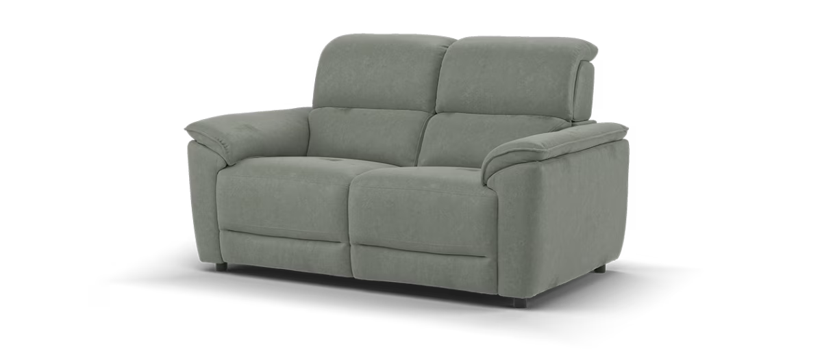Sofology Hugo Fabric 2 Seater in Lifestyle Flecked Stone