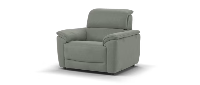 Sofology The Hugo Recliner Chair in Lifestyle Flecked Fabric Stone