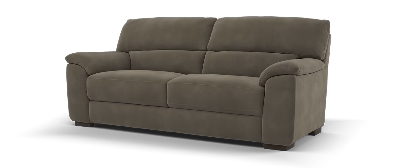 Sofology Santina Fabric 3 Seater in Lifestyle Mottled Dark Chocolate