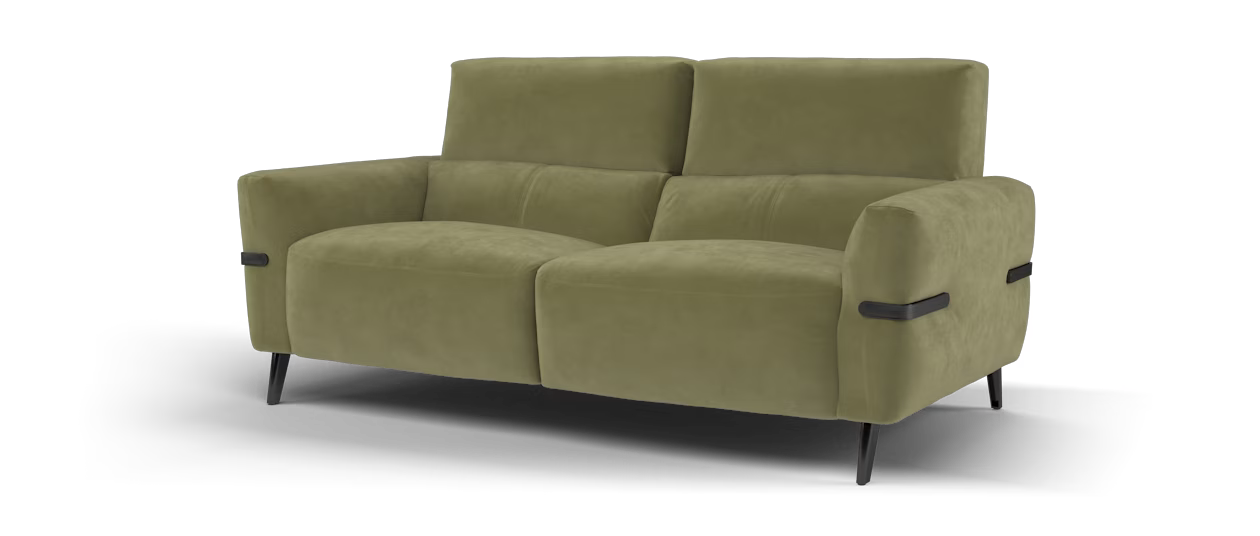 Sofology Arlington Fabric 3 Seater in Lifestyle Nubuck Feel Olive