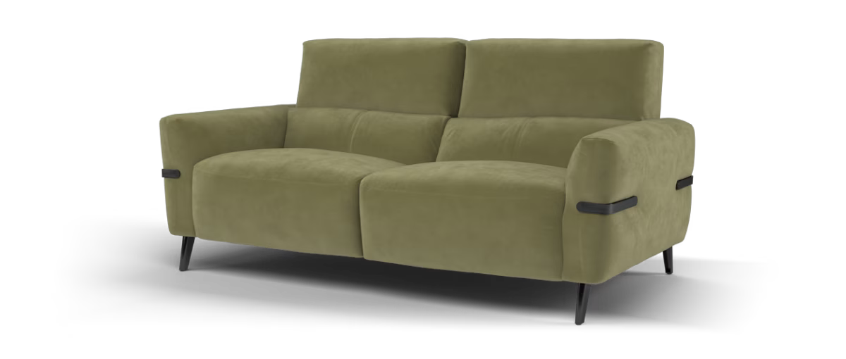Sofology Arlington Fabric 3 Seater in Lifestyle Nubuck Feel Olive