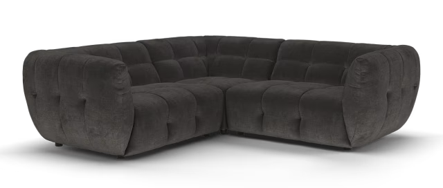 Sofology The Lunar 2 Corner 2 in Relaxed Chenille Raisin