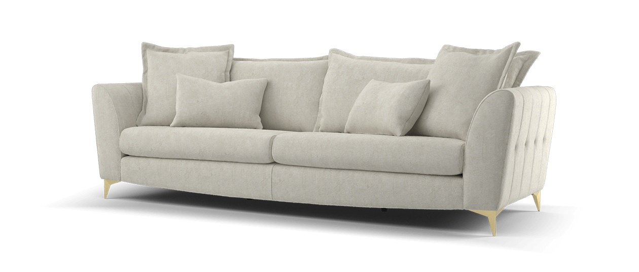 Sofology Luella Grande In Soft Sherpa Natural All Over