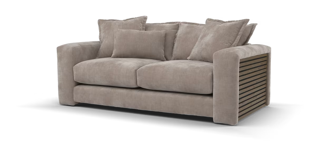 Sofology Cove 2 Seater in Chenille Wicker All Over