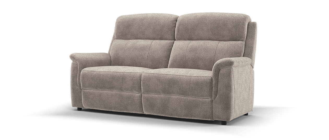 Sofology Bradie Fabric 2.5 Seater in Woven Chenille Mink