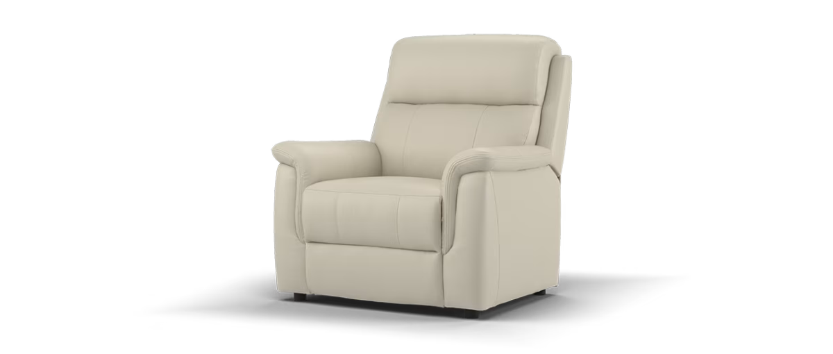 Sofology Bradie Leather Chair in Trusty Embossed Stone