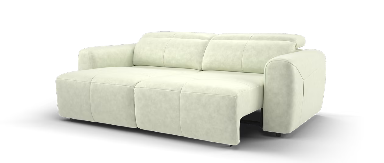 Sofology Riviera Fabric Motion Chaise in Lifestyle Flecked Ivory