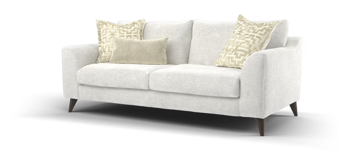 Sofology Mayfair Fabric 3 Seater in Mist/Pearl Mix
