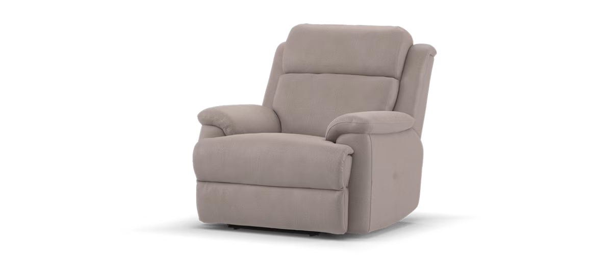 Sofology Gracie Fabric Chair Power Recliner  in Lifestyle Flecked Nutmeg