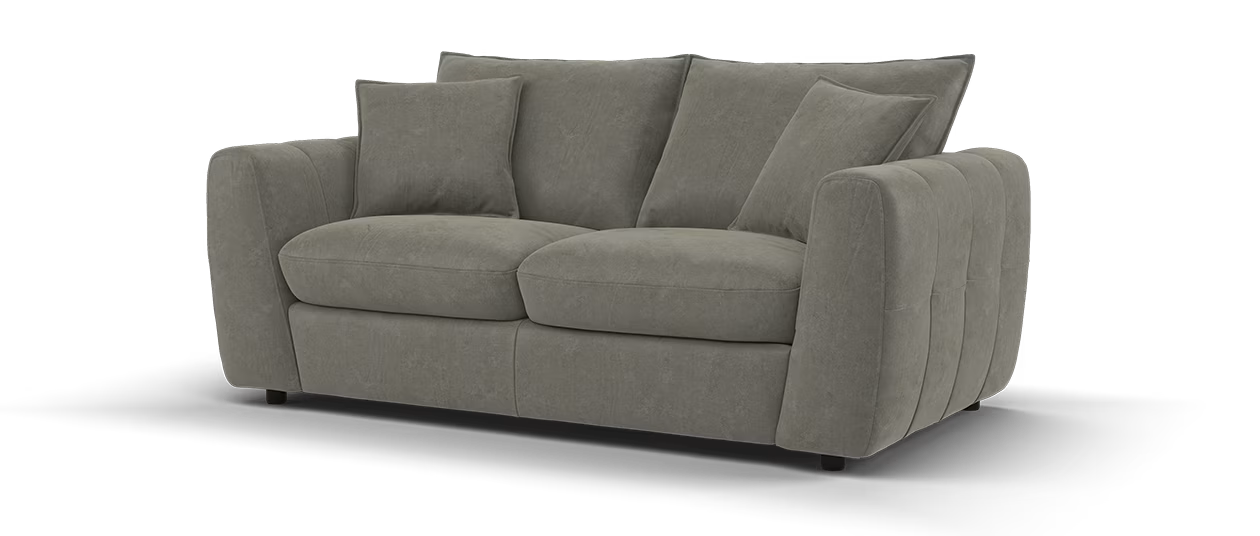 Sofology Hudson Fabric 2 Seater in Lifestyle Flecked Mocha