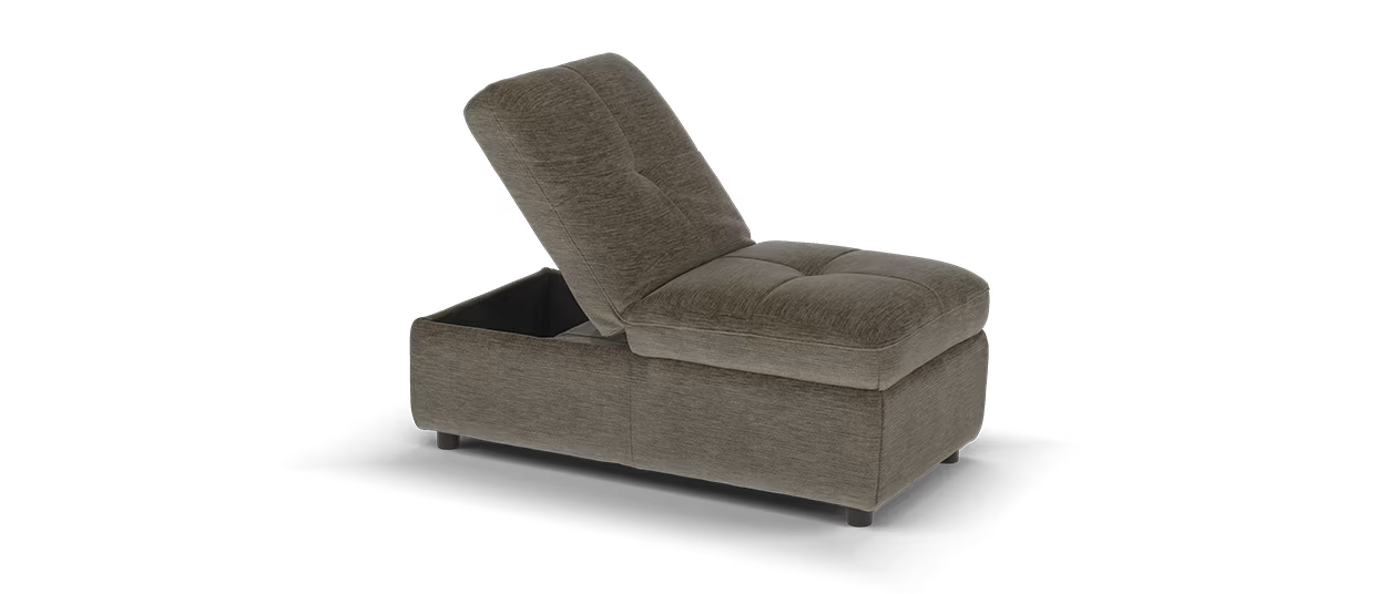 Sofology Portofino Fabric Dual Storage Footstool