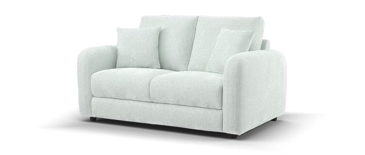 Sofology Restore 2 Seater in Chunky Textured Chenille Mist
