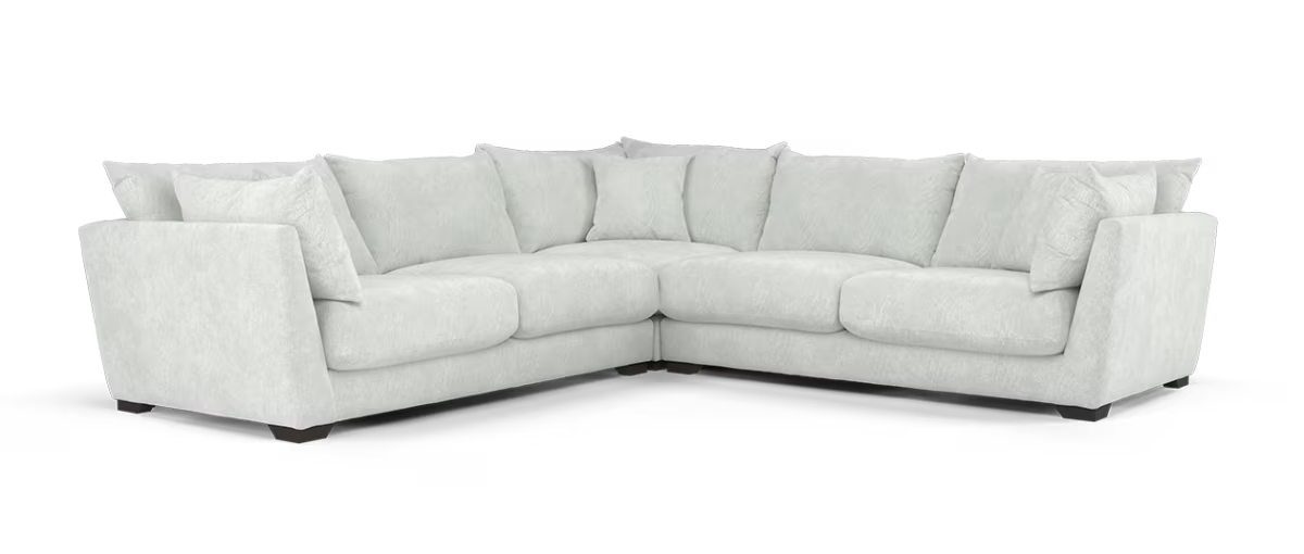 Sofology Tallulah Fabric 2 Corner 2 in Lifestyle Plush Chenille Mist
