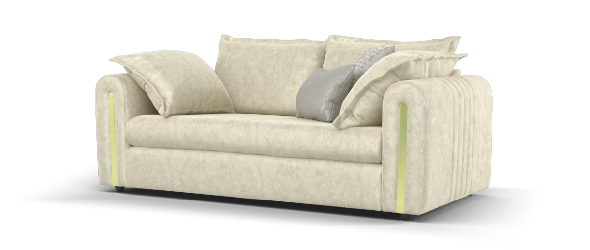 Sofology Savoy Fabric 2 Seater in Lifestyle Dapple Fabric Marble Mix