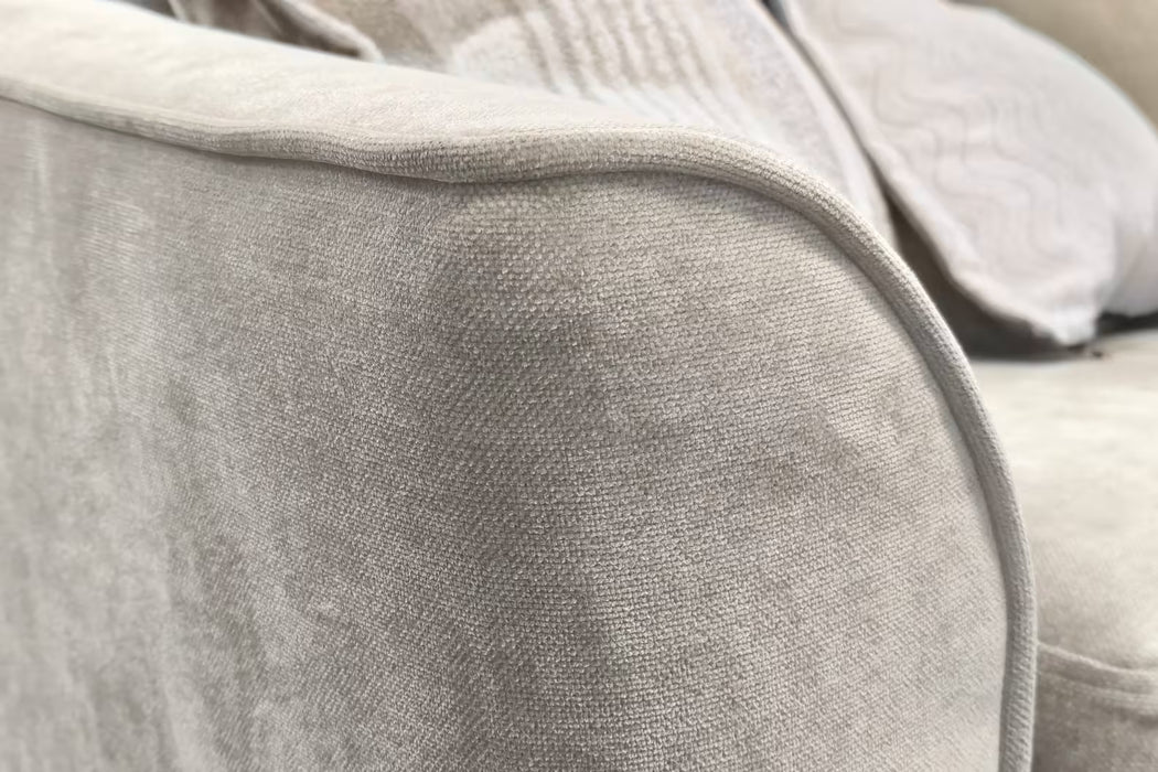 Sofology Holkham 3 Seater in Woven Flecked Chenille Natural Mix
