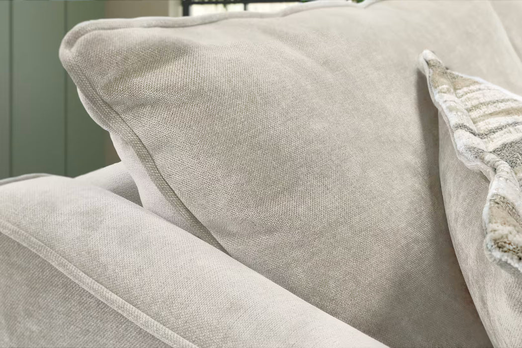 Sofology Holkham 3 Seater in Woven Flecked Chenille Natural Mix