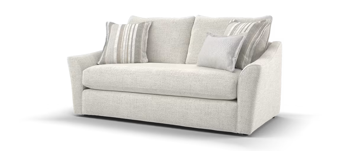 Sofology Holkham 3 Seater in Woven Flecked Chenille Natural Mix