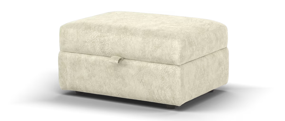 Sofology Savoy Fabric Large Storage Footstool in Lifestyle Dapple Marble