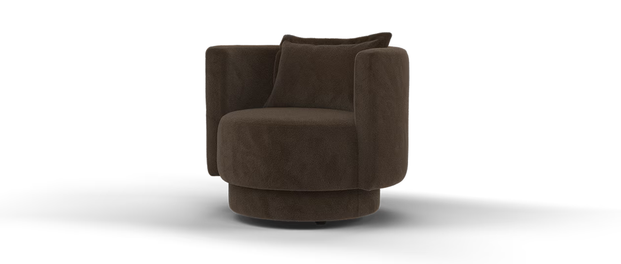 Sofology Chamonix Soft Short Pile Faux Fur Cocoa All Over