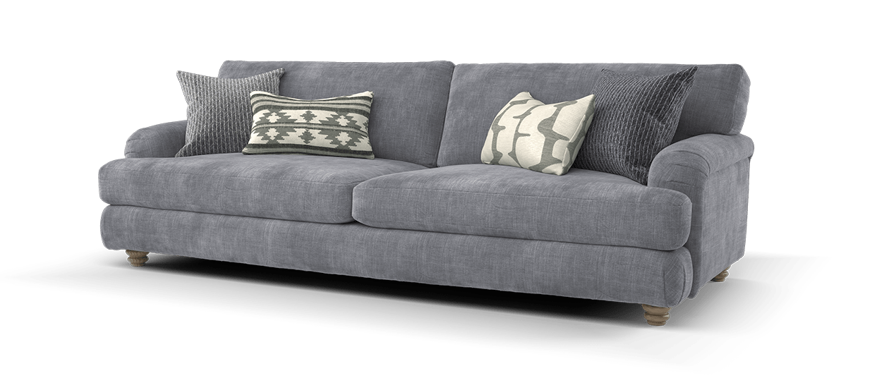 Sofology Hampton 4 Seater in Aston Steel Mix