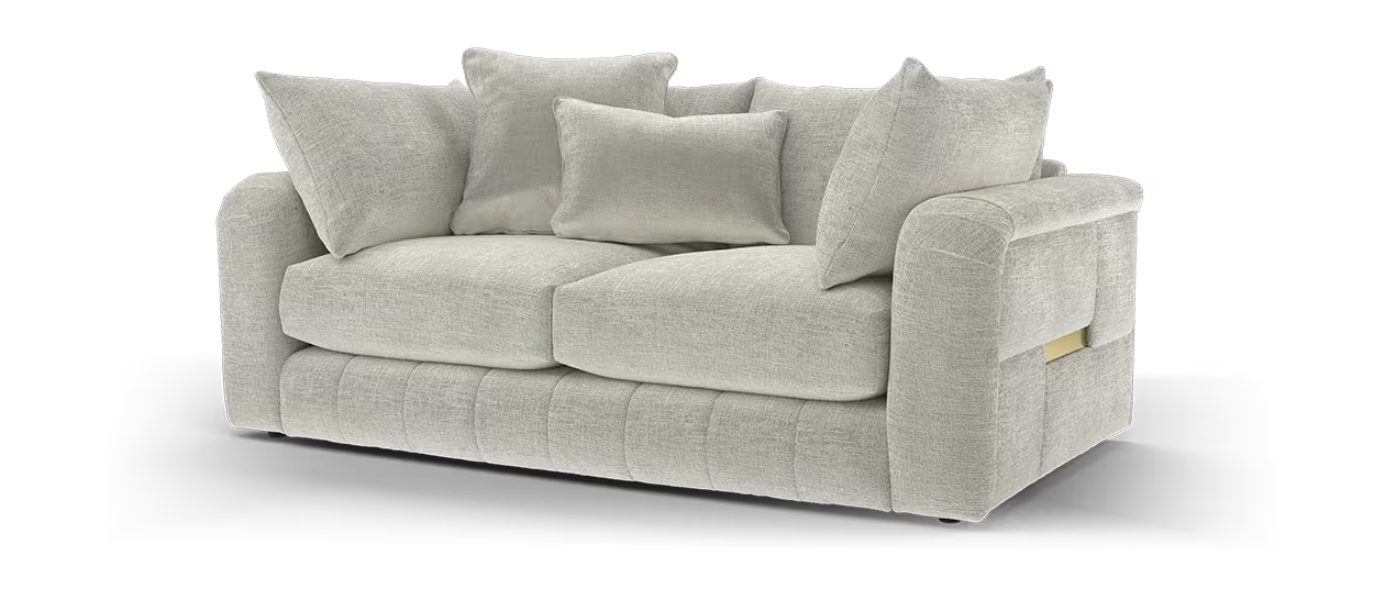 Sofology The Westwood Fabric 2 Seater in  Silver Mix