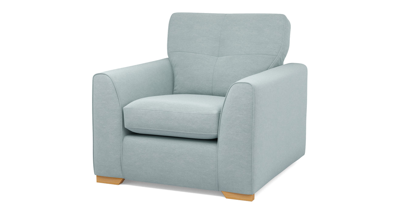 DFS Zika Fabric Chair  in Sky
